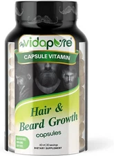 Biotin Hair Growth Vitamins for Men – Hair Loss & Thicker Hair Support Exp 08/25