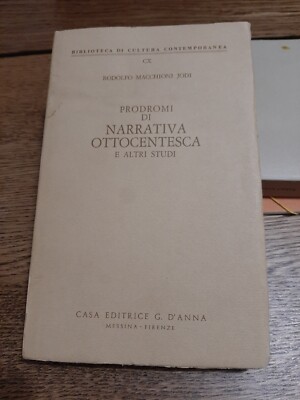 Rodolfo Macchioni Jodi, Erzählprogramme des 19. Jahrhunderts, D'Anna 1973 [A6]