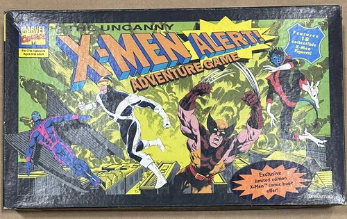 Vtg 1992 X-Men Alert Adventure Board Game Pressman COMPLETE! Marvel Comics! EUC!