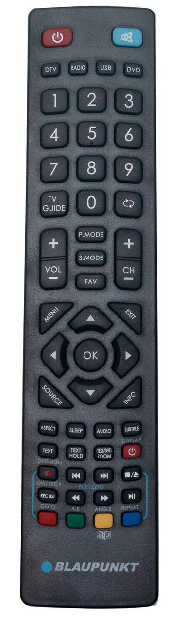 Оригинальный телевизор Blaupunkt TV Fernbedienung BLF/RMC/0007 SMART TV YOUTUBE 3D