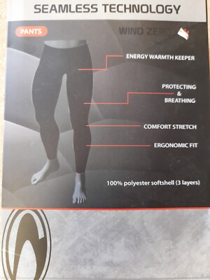 RICHA WIND ZERO LANGE GANZSAISON MOTORRAD BASISSCHICHT LEGGINGS HOSE XL