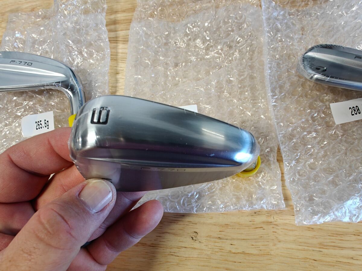 New Tour Issue TaylorMade P770 dot 2025 iron head only 3-PW New Tour Issue TaylorMade P770 dot 2025 iron head only 3-PW