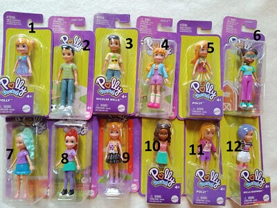 ~ Polly Pocket ~ große Figur mit trendigen Outfit mehrfach sortiert - NEU