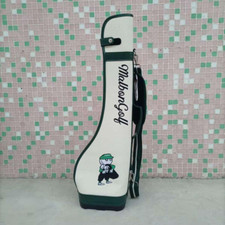 Malbon Golf stand half case caddy bag White Green Light