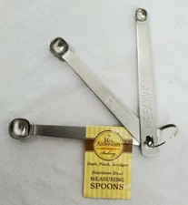 Mrs. Anderson's Baking Measuring Spoons Dash/Pinch/Smidgens #42187 NWT