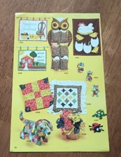 Retro 1979 Artcraft concepts Owl Shoe bag #4401 Unassembled project Granycor Sew