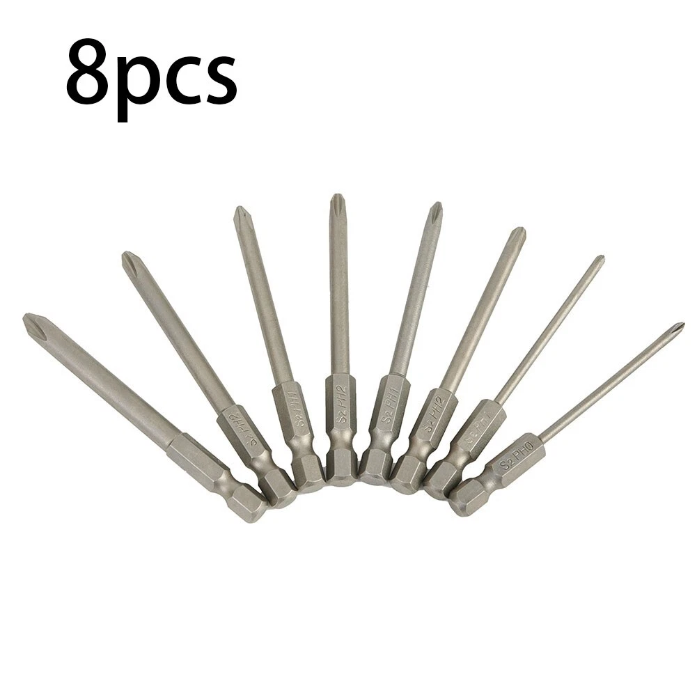 High performance 8pcs Magnetic Cross Head Screwdriver Bits Set