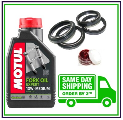 Honda NX 650 Dominator X 2000 Fork Oil Dust Seals Motul Oil Repair Kit