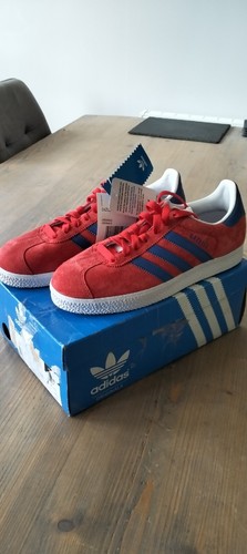Adidas Gazelle UK6 rosso blu