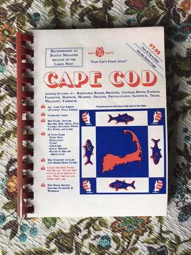 Cape Cod’s Finest Atlas 1994 Published by Meg Maps | eBay