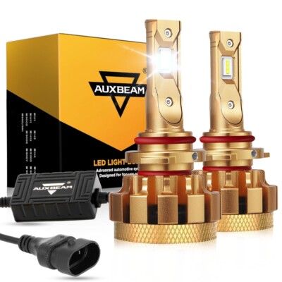 Auxbeam 9005 HB3 9145 9140 70W 14000Lm LED Headlight Bulbs Conversion Kit 6000K