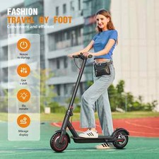 350W Foldable Electric Scooter Explosion-proof Tires,Dual Brake System