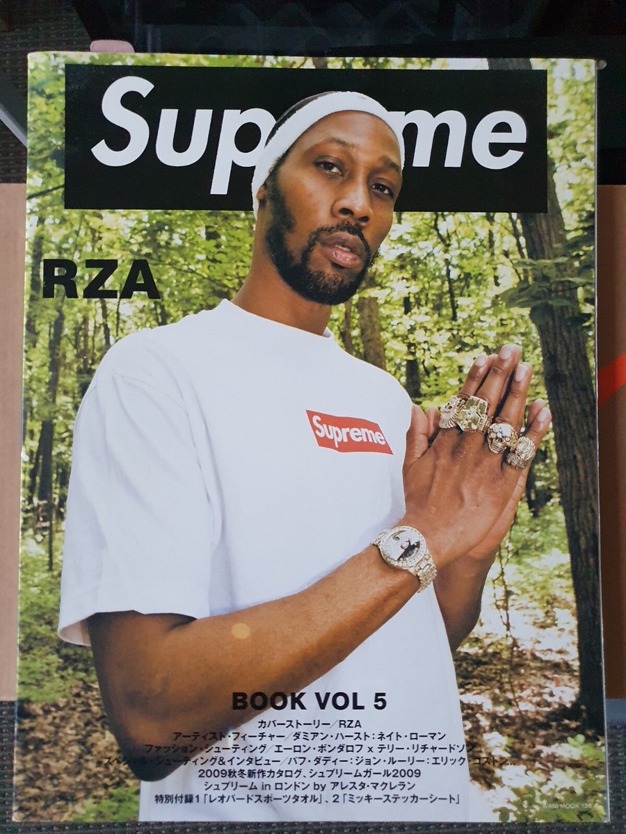 Supreme BOOK VOL 5 RZA ステッカー付き Supreme Book Vol 5 RZA 2009 Stickers Printed In Japan No