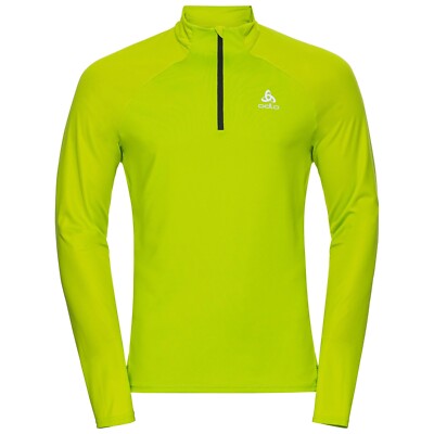 Odlo Essential Ceramiwarm 1/2 Zip Herren Laufoberteil, Laufshirt