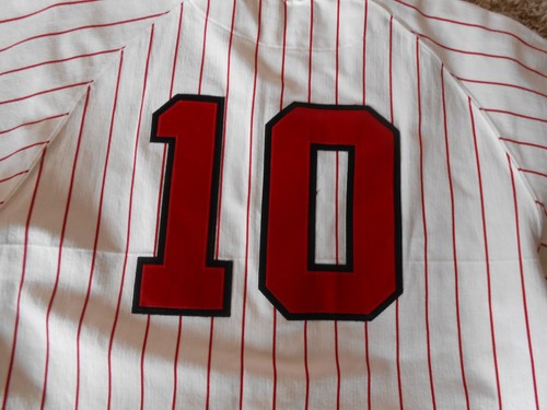 Powers Mfg. Baseball Trikot Panthers #10 Nylon Größe 46 - sehr guter Zustand - schwerer Strick - Bild 4 von 5