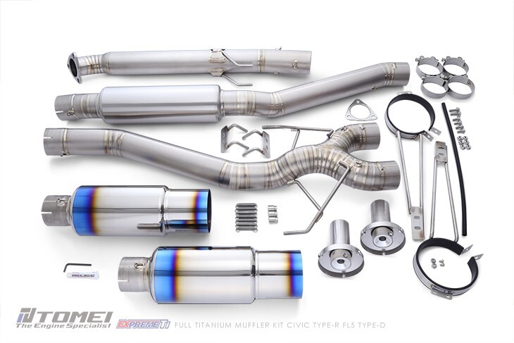 TOMEI FULL TITANIUM MUFFLER KIT EXPREME Ti for CIVIC TYPE-R FL5 | eBay