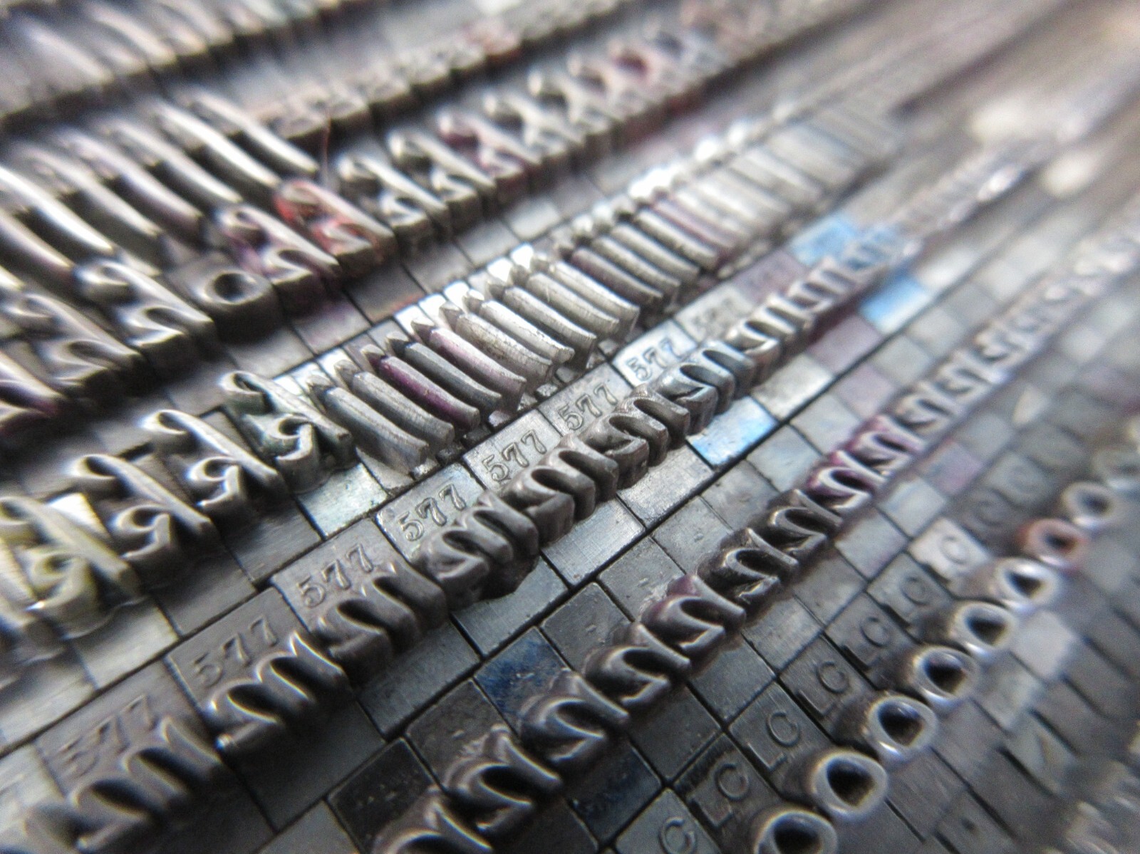 Letterpress Lead Type 14 Pt. Park Avenue ATF 577 A46 eBay