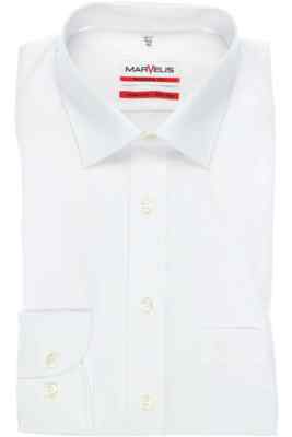 Marvelis Herren Hemd Slim Fit weiß