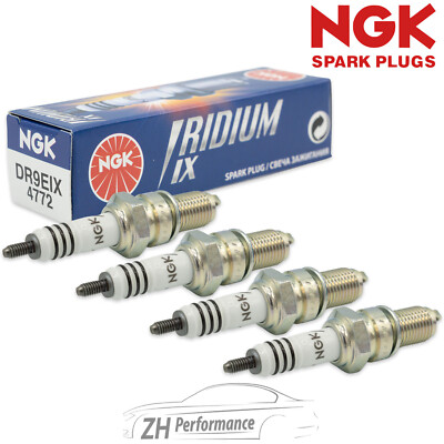 4x NGK 4772 DR9EIX Iridium IX Zündkerze für Honda Kawasaki Ducati Lexus Yamaha