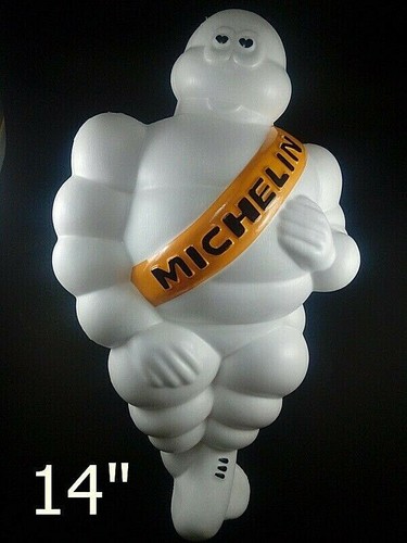14" MICHELIN MAN FIGURKA LALKI BIBENDUM KOLEKCJONERSKA REKLAMA OPONA, DEKORACJA CIĘŻARÓWKI - Zdjęcie 5 z 101