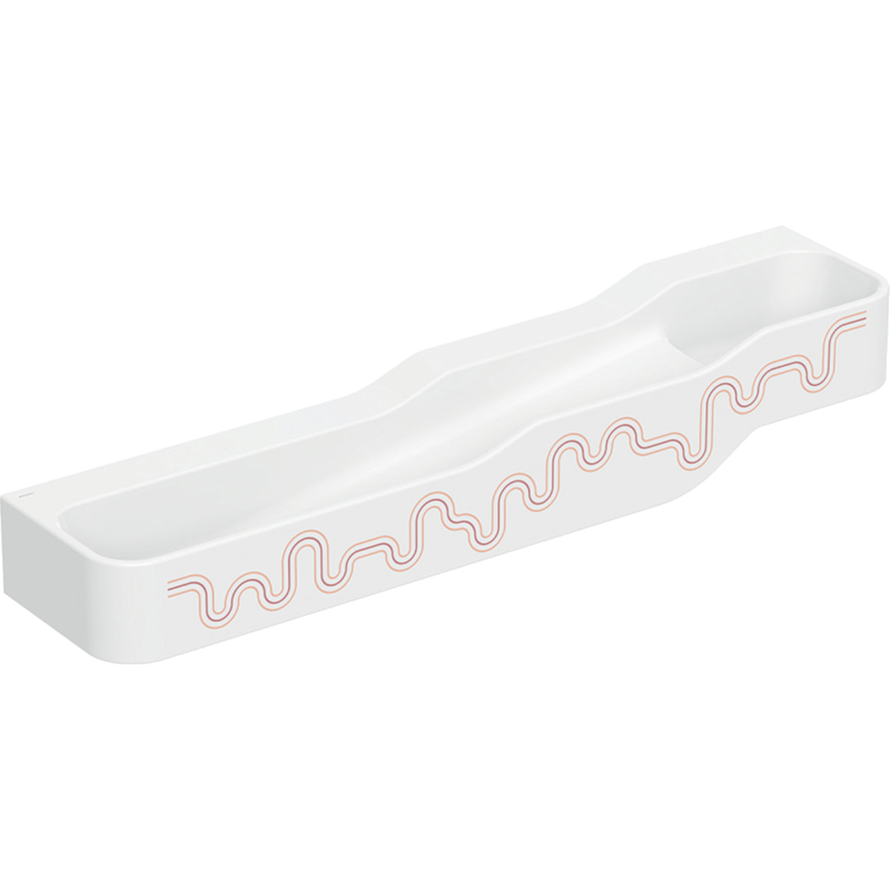 Bambini lavabo basso a sinistra 180cm SFR rosso