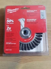 Milwaukee 4" Stringer Bead Wire Wheel Tool 