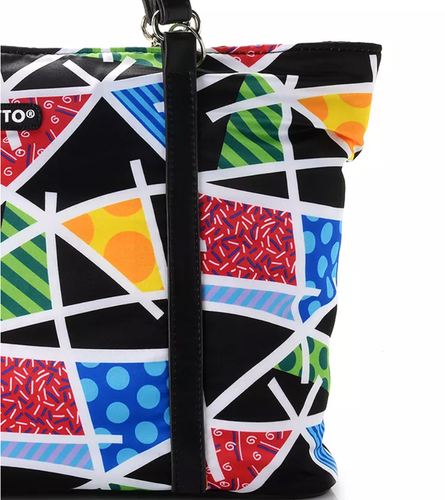 Romero Britto Nylon Tote Bag : Landscape ** NEW ** - Picture 3 of 14