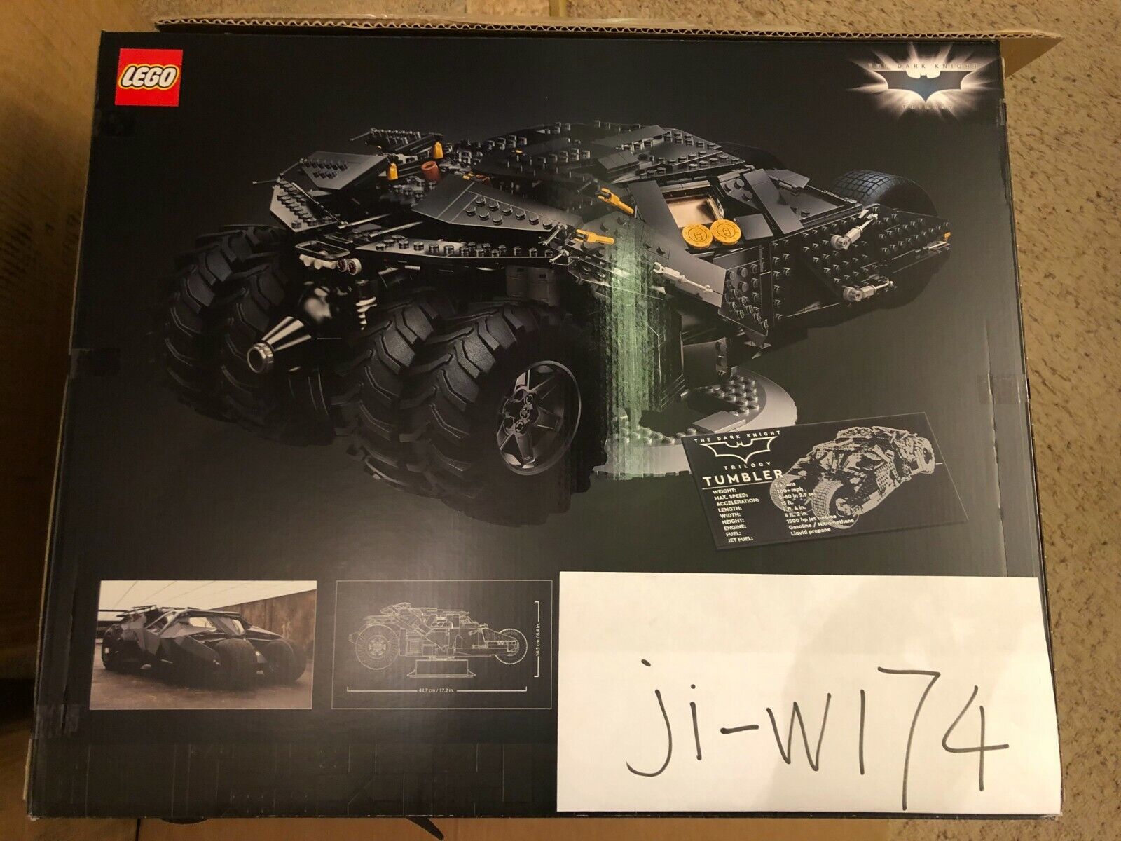 LEGO Super Heroes Batmobile Tumbler (76240) Building Kit 2049 Pcs