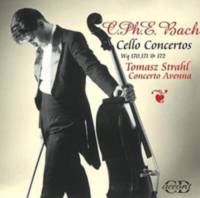 C.P.E. BACH/STRAHL/CONCERTO AVENNA/MYSINSKI: CELLO CONCERTOS WQ 170 171 & 1 - CD