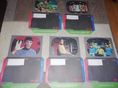 NEU 5er SET WRITE N SEAL ORIGINAL STAR TREK UMSCHLAG PAPIER BRIEFPAPIER POSTKARTEN