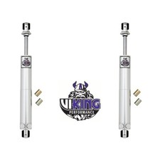 Rear Double Adjustable Shocks 1964-1969 Plymouth Barracuda Viking 19way Cr