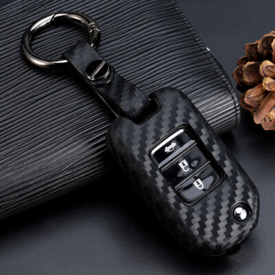 Clear TPU FOB Case Cover For Honda Accord CRV Civic Fit Remote Key 2 3 4 Buttons