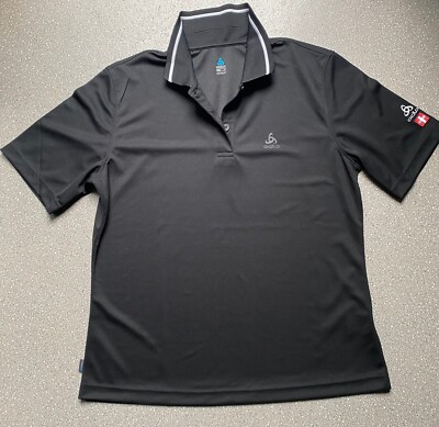 schwarzes Damen Funktions- Polo Shirt, Odlo, Gr S