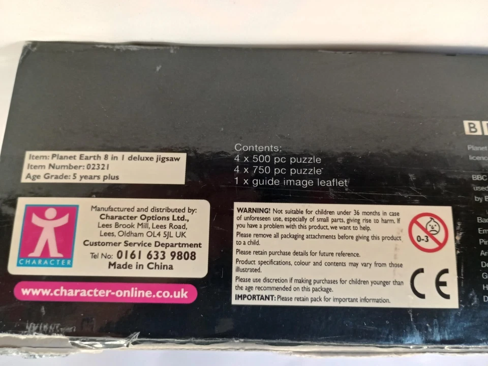 BBC Planet Earth — роскошные пазлы 8 в 1 4*500 и 4*750 штук всего 5000 штук - Изображение 4 из 4