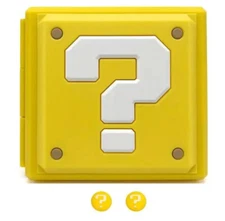 12 Slot Mario Bros Question Box Themed Game Case for Nintendo Switch Game Cards