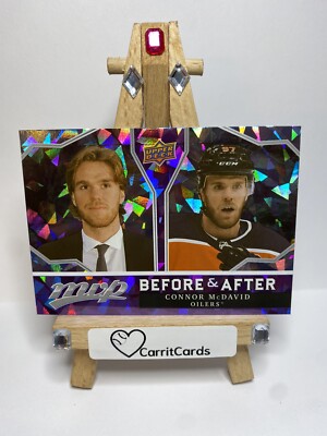 CONNOR MCDAVID 2021-22 Upper Deck MVP Hockey Before & After Edmonton Oilers