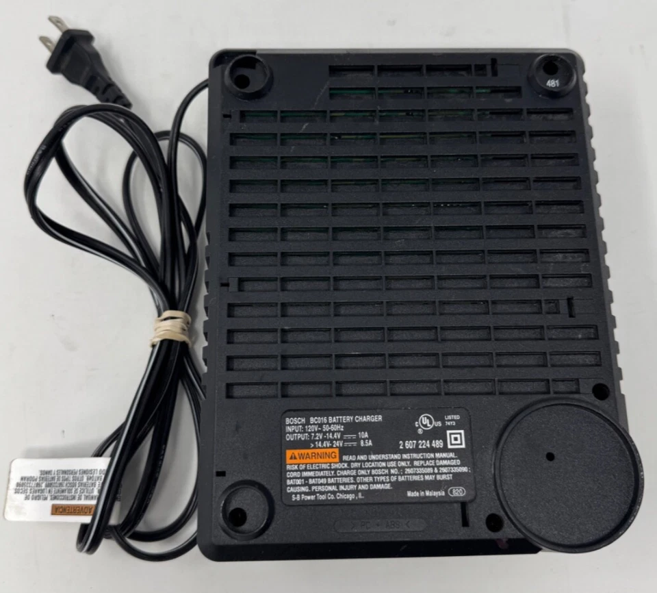 BOSCH BC016 BATTREY CHARGER 7.2V-24V - Image 2 of 3