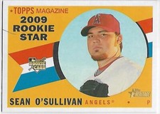 2009 Topps Heritage #684 Sean O'Sullivan NM Near Mint RC Rookie Angels