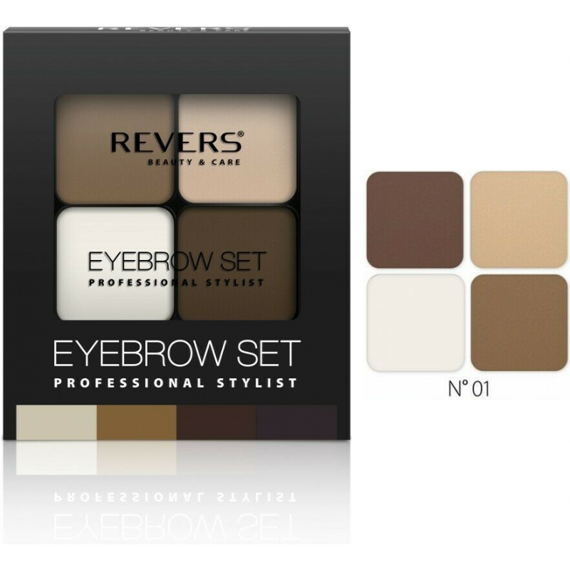 Brow Kit Set Eyebrow Makeup Palette Set Powder Wax Brush 4 Shades eBay
