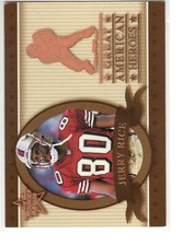 1999 Leaf Rookies & Stars Jerry Rice American Heroes 1020/2500 49ers #GAH-19