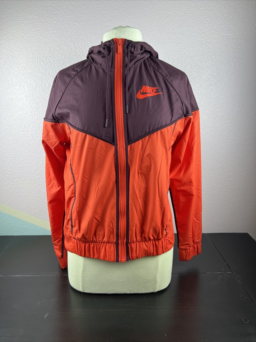 orange windbreaker nike