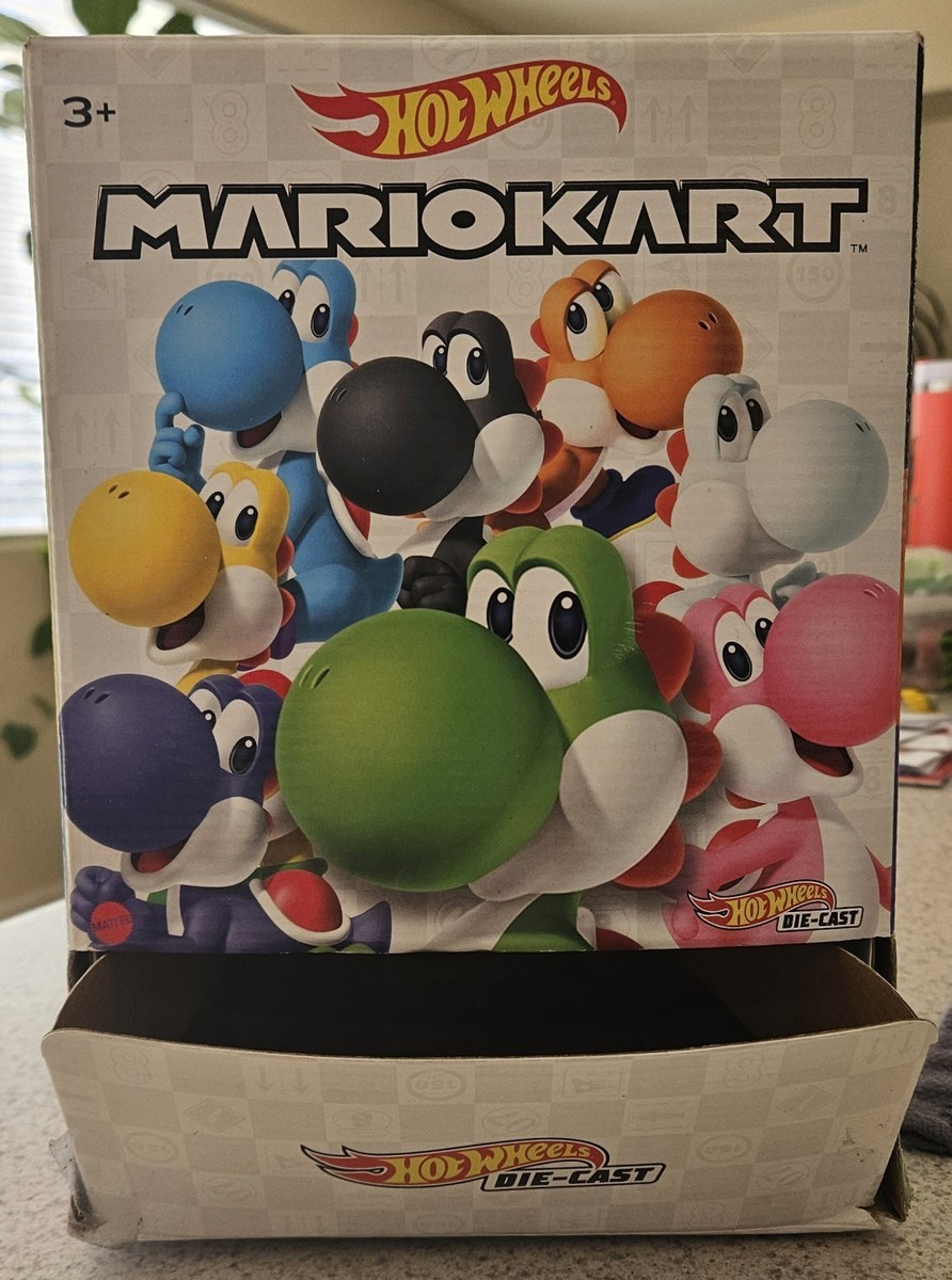 NEW Mario Kart Hot Wheels Yoshi Mystery Egg Lot of Six Eggs Sealed