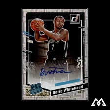 2023-24 Donruss #299 Dariq Whitehead Rated Rookies Signatures Choice