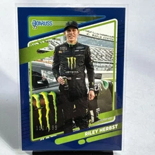 Riley Herbst 2022 Panini Donruss Racing #99 Blue /199 NM-MT NASCAR Card Racing