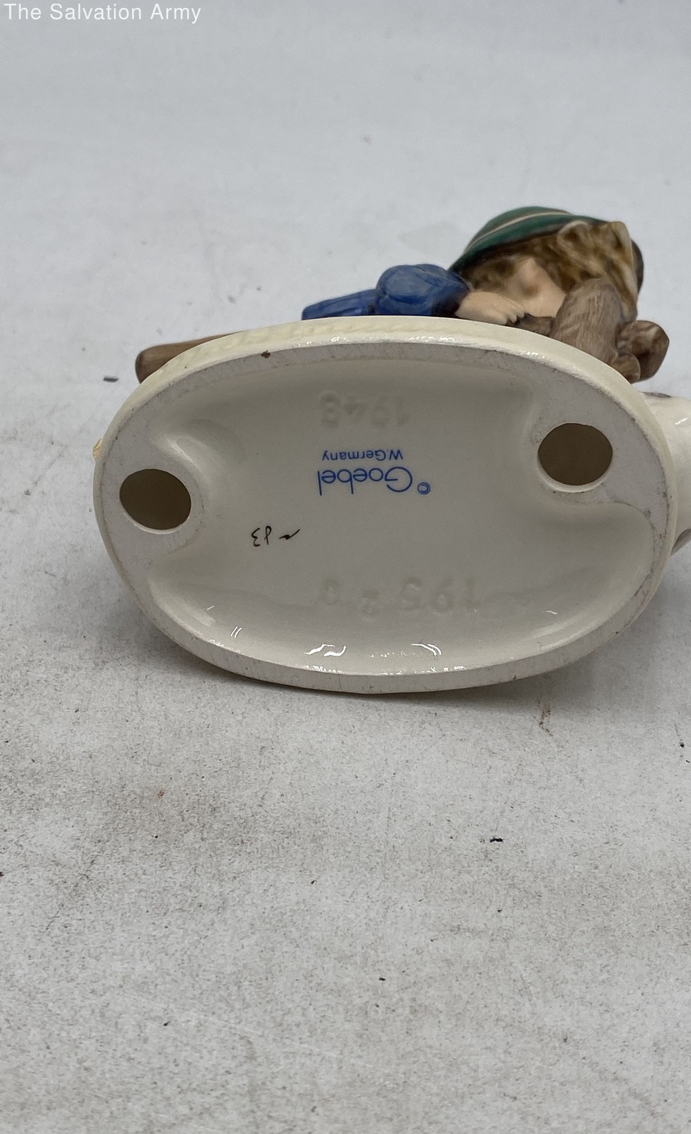 Vintage Hummel Multicolor Porcelain Glossy Finish Barnyard Hero Figurine