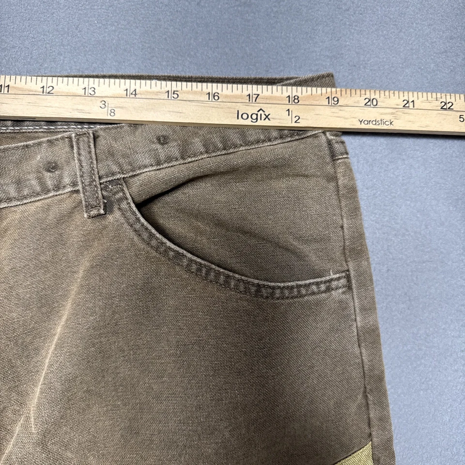 Pantalones de cepillo Wrangler Pro Gear Upland para hombre 40x32 (38x32) lona de pato trabajo de caza Foto 2 de 4