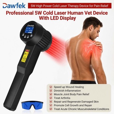 Handheld 5W LLLT Device 650/808nm MLS Laser Therapy Device Arm Muscle Hand Pain
