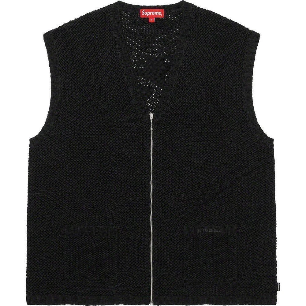 Gilet pull zippé DRAGON SUPREME Supreme 23SS neuf jamais utilisé NOIR M Bla