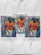Astros 2020 Bowman Chrome Rookie of Year Mega Box #ROYF-YA Yordan Alvarez RC