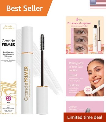 Peptide-Infused GrandePRIMER for Longer, Thicker Lashes - Contact Lens Safe